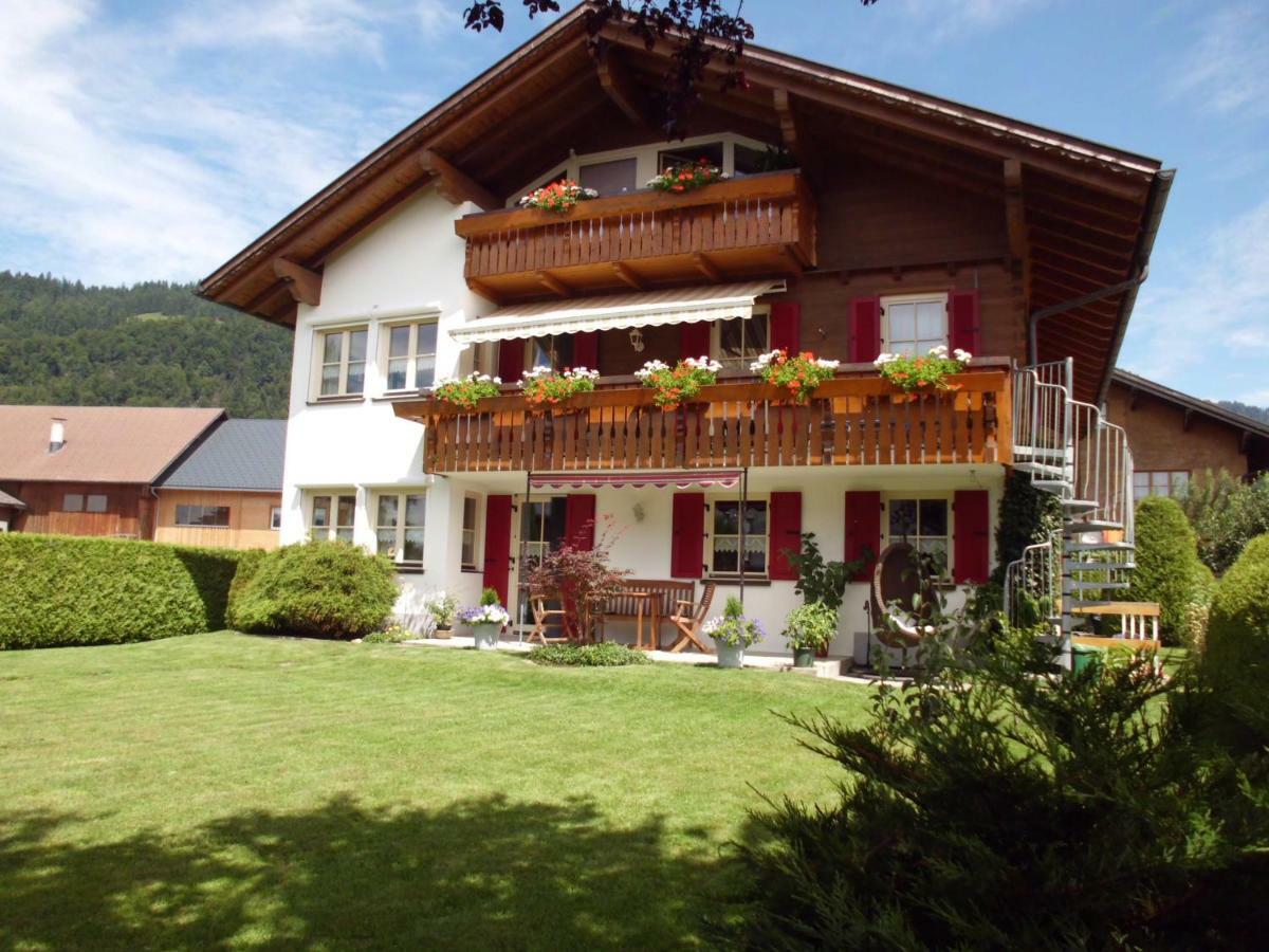 Ferienwohnung Annele Hittisau Buitenkant foto