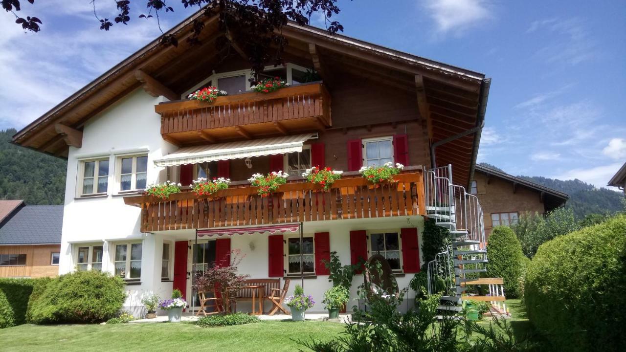 Ferienwohnung Annele Hittisau Buitenkant foto